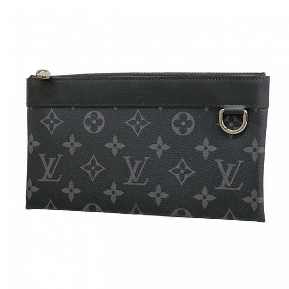 Louis Vuitton Monogram Eclipse Discovery PM Pochette M44323 Black Men's Bag/P...